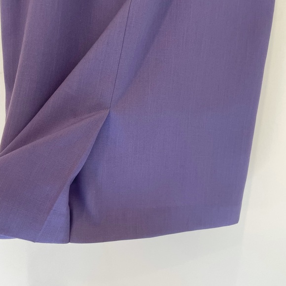 Vintage Pendleton Sophisticates Pencil Skirt Lilac Purple 16 - Picture 4 of 5